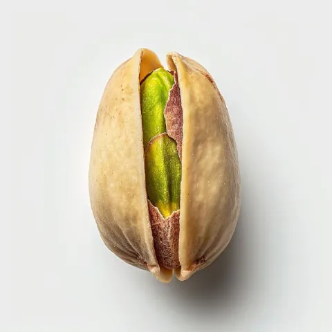 Single Plump Pistachio Nut Food Photography Close-Up