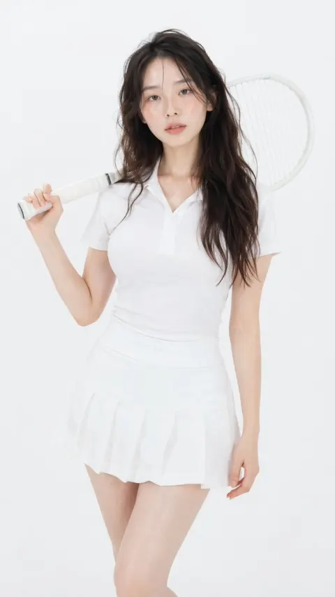 Korean Tennis Fashion Editorial