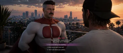Omni-Man GTA6 Dialogue Confrontation