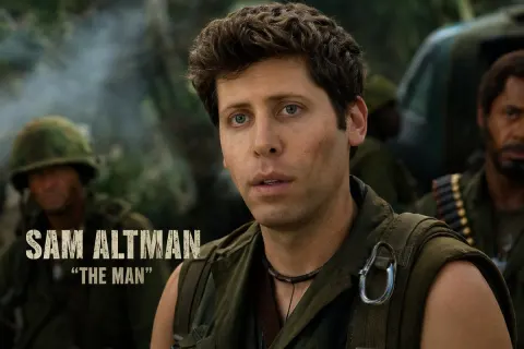 Sam Altman Looks Like Action Star