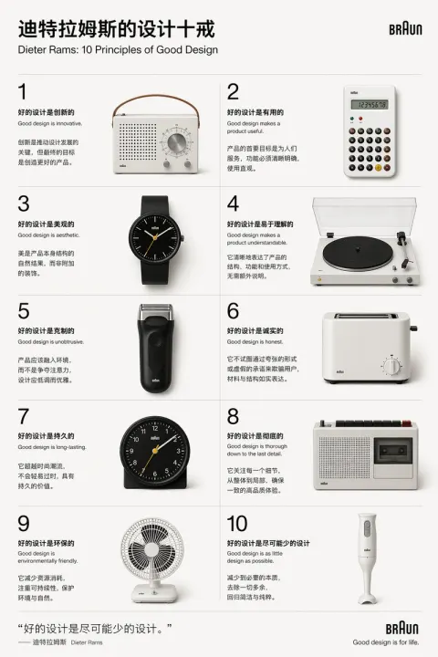 Braun Design Principles Poster