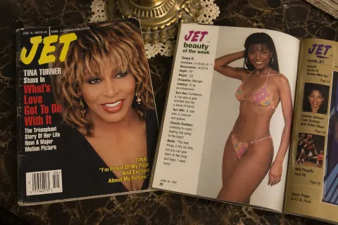 Retro Magazine Coffee Table Still Life