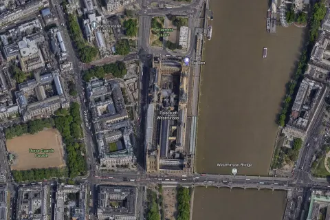 London Satellite Map Aerial View