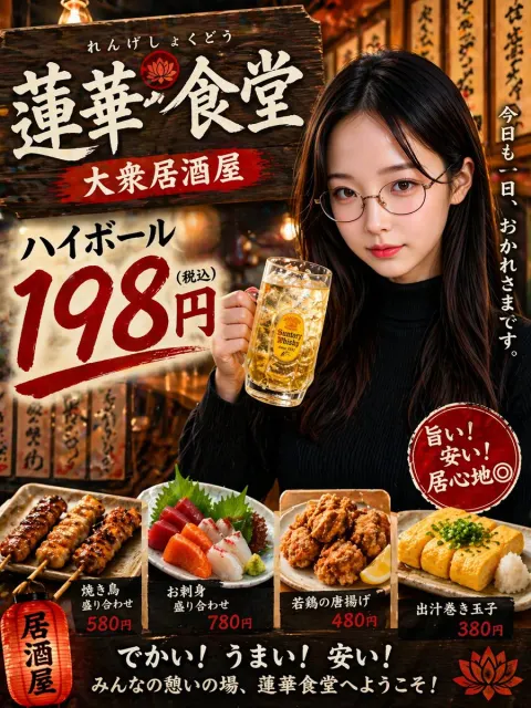 Renka Izakaya Night Poster