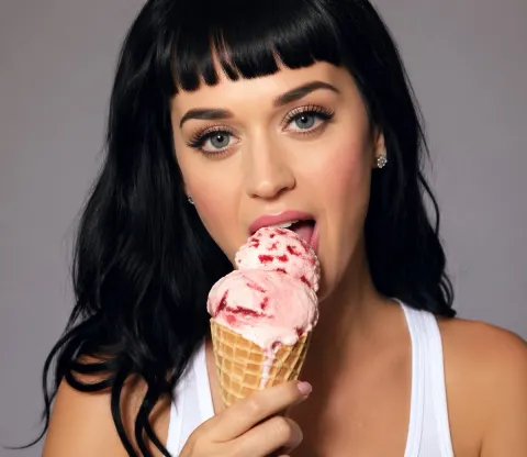 Chic Ice Cream Studio Portrait