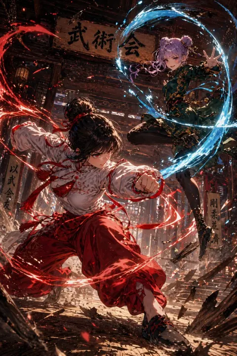 Duel of Martial Arts Maidens