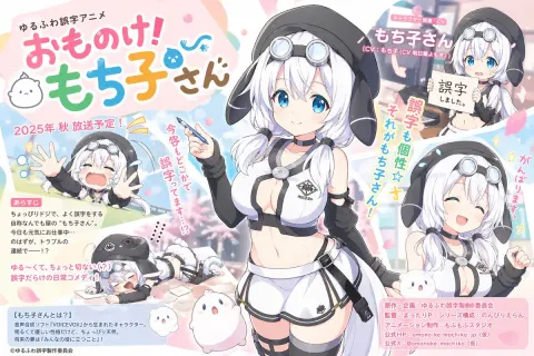 Mochiko Slice-of-Life Comedy Poster