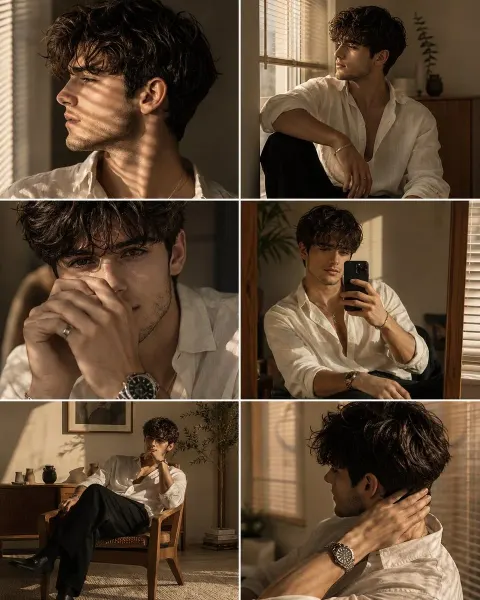 Luxury Mens Fashion Golden Hour Editorial