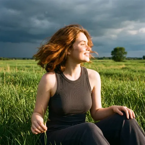 Stormlight Candid Motion Portrait