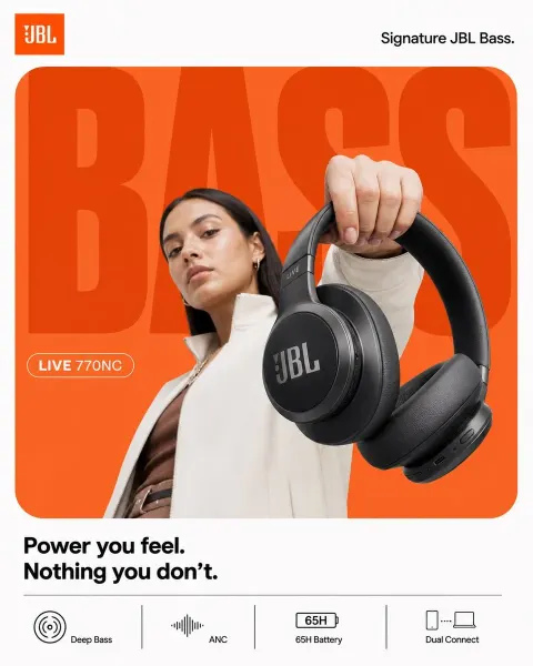 Minimalist Headphone Poster Design