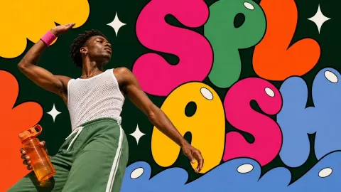 Pop Bubble Letter Poster Style