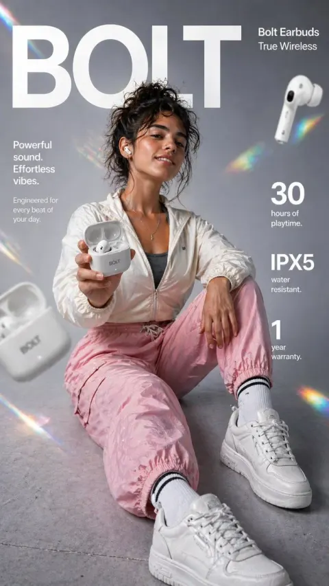 Bolt Earbuds Lifestyle Campaign