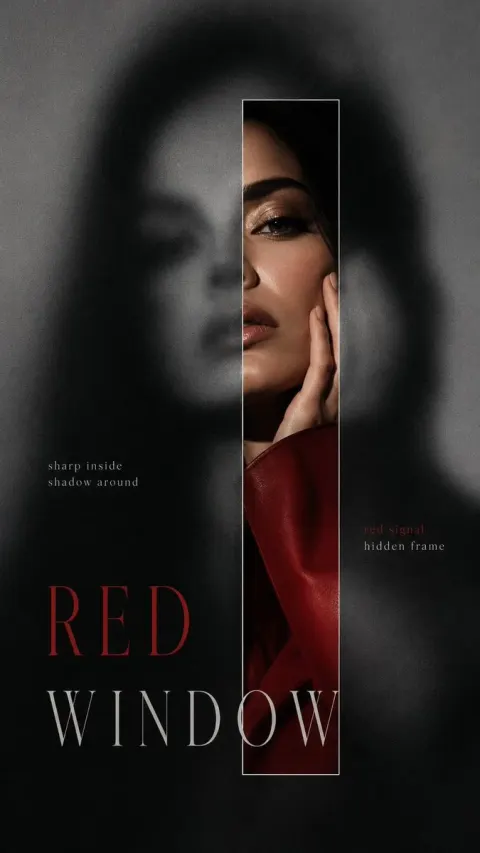 Cinematic Blurred Reveal Portrait Poster
