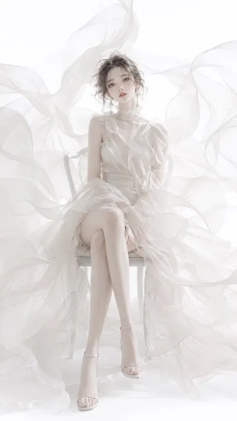 Ethereal Japanese Fashion Illustration
