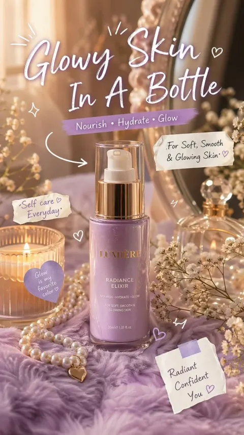 Dreamy Glow Skincare Ad