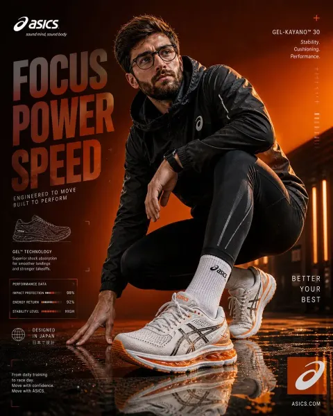 ASICS Premium Sprint Ad