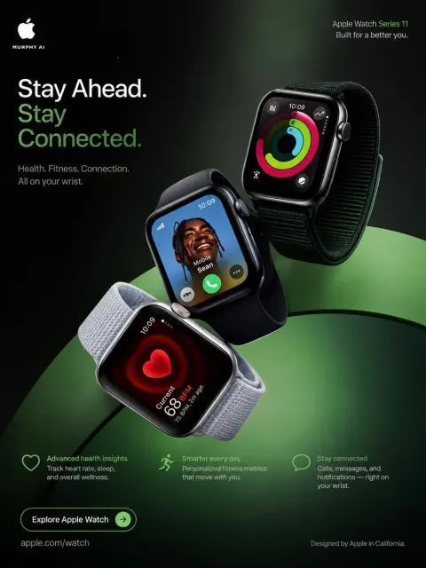 Apple Watch Luxury Campaign Poster