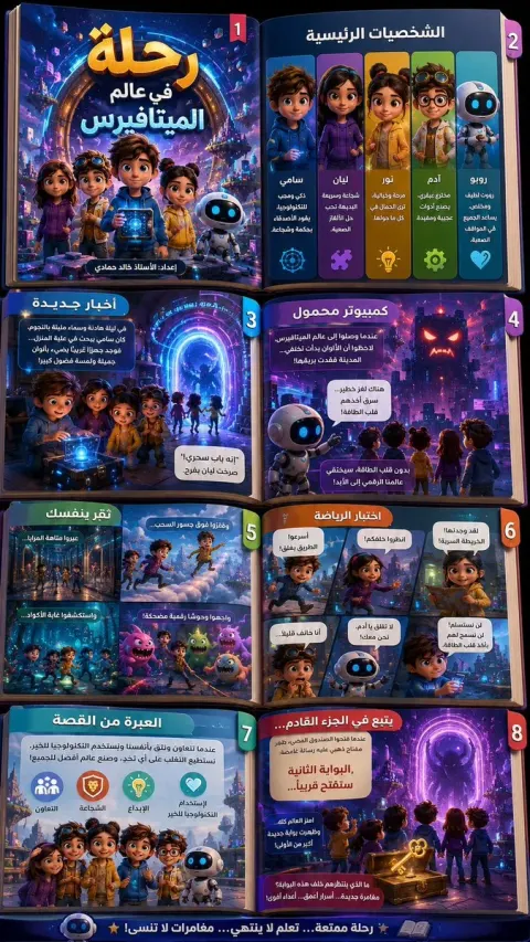 Arabic 3D Children's Storybook Design