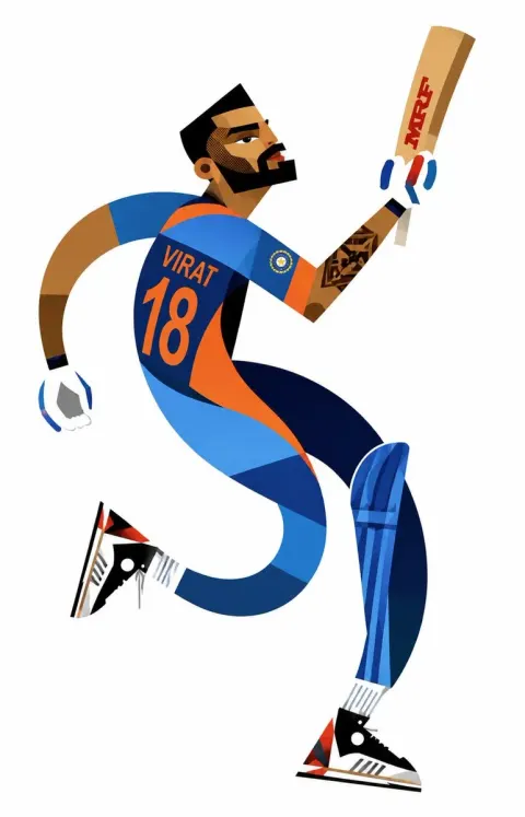 Cubist Sports Legends Poster