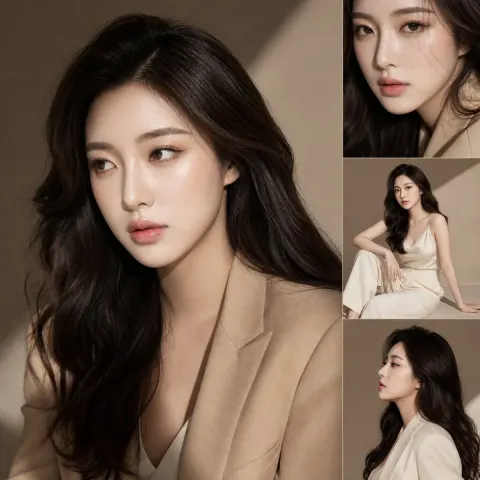 High Fashion Editorial Portrait Poster