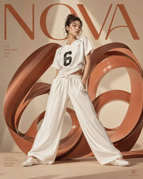 Luxury Korean Activewear Editorial