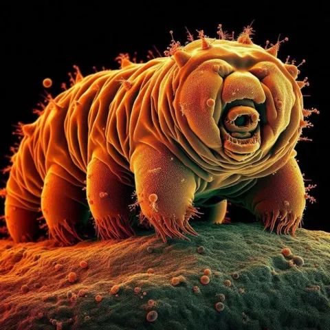 Tardigrade Electron Microscope Ultra-Realism