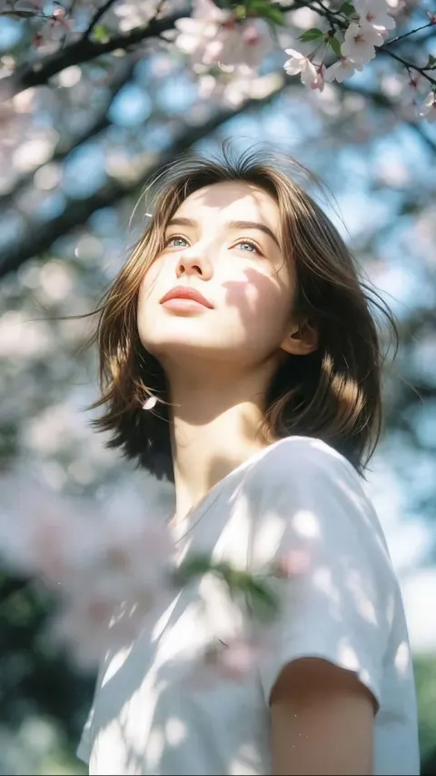 Cherry Blossom Dreamy Portrait