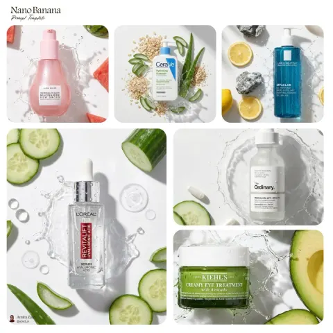 Skincare Product Flat Lay Ad