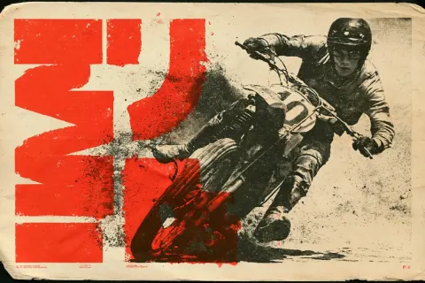 Vintage Lithograph Poster Art