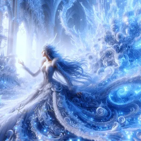 Ice Queen in Majestic Ice Palace