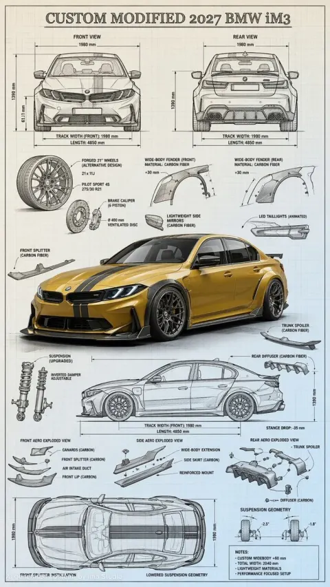 BMW iM3 Blueprint Custom Build