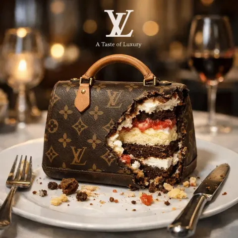 Luxury Dessert Commercial Shot