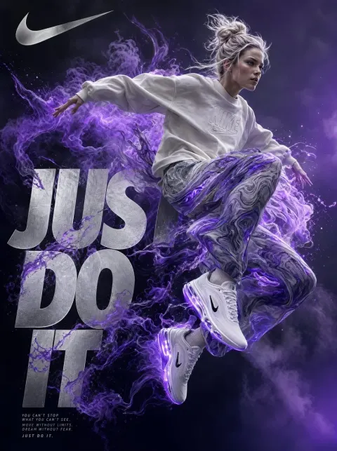 Surreal Nike Athletic Digital Art