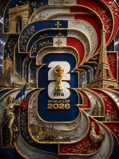 Luxury FIFA World Cup France Poster