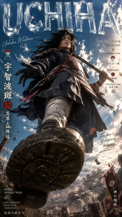 Madara's Epic Ninja War Poster