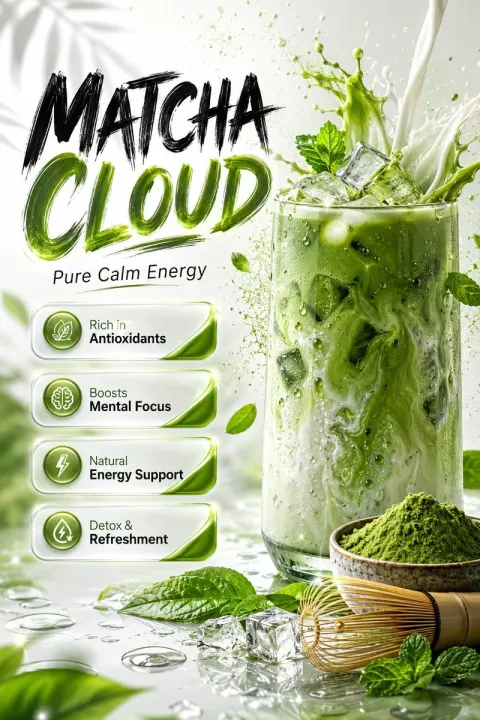 Matcha Cloud Luxury Ad