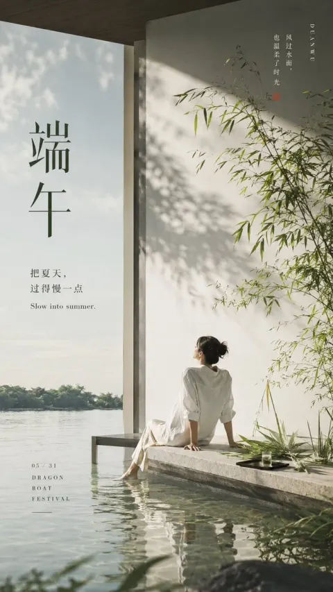 Serene Summer Dragon Boat Aesthetic