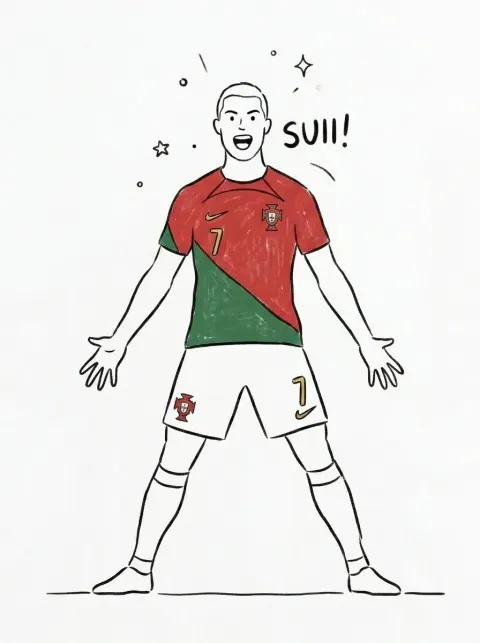 Ronaldo SUIII Celebration Art