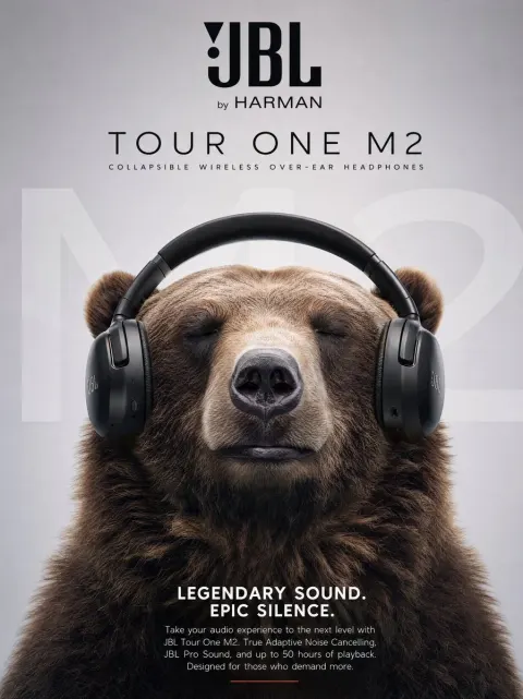 Grizzly Bear JBL Music Poster