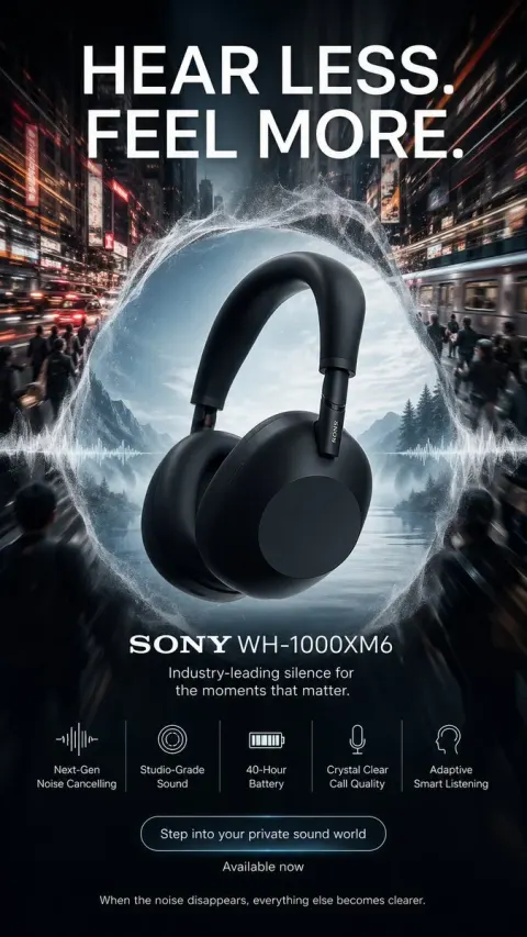 Sony Silence In Chaos Ad