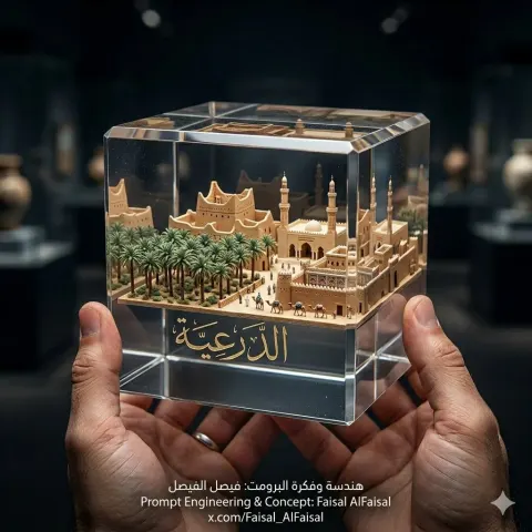 Crystal Cube Miniature City Relic