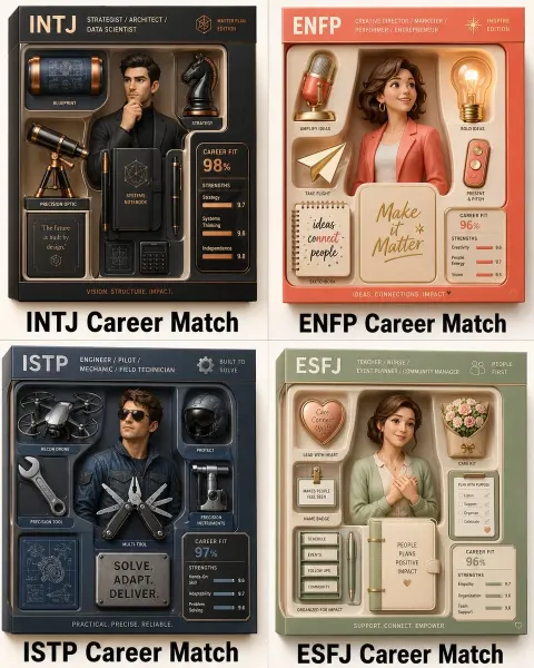 Personality Career 3D Packs