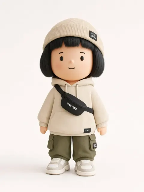 Stylish OOTD Vinyl Figure