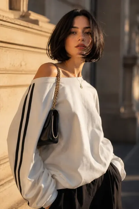 Cinematic Golden Hour Fashion Portrait