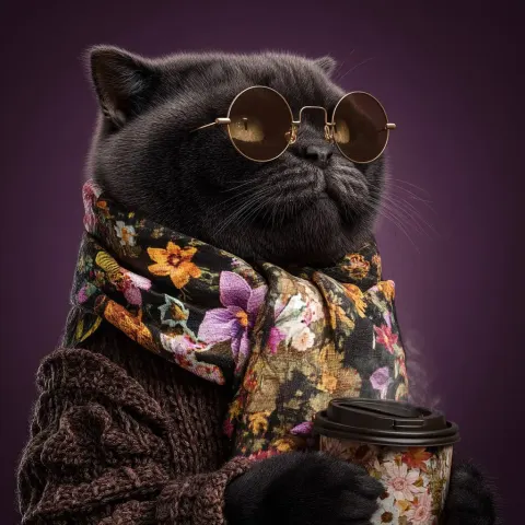Cool Cat Barista Style