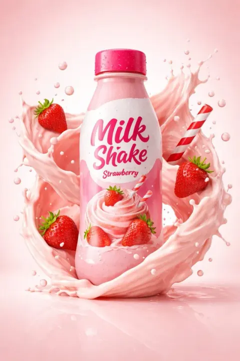 Milkshake Product Studio Photography