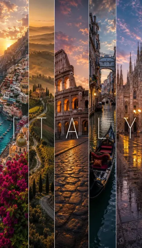 Cinematic Letter Panel Travel Poster