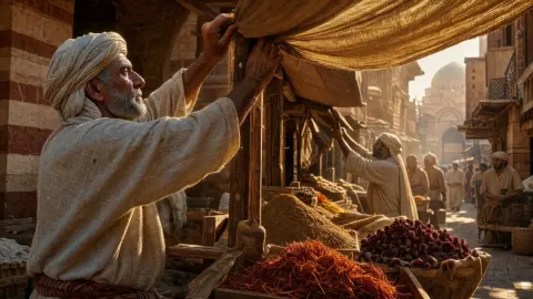 14th Century Egyptian Spice Market