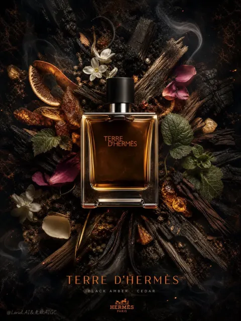 Terre d'Hermès Black Amber Cedar