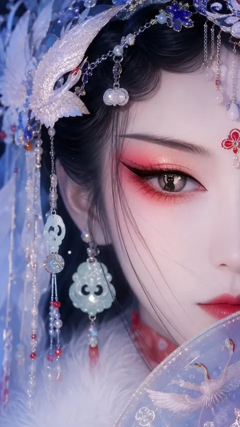 Opera Beauty Close-Up Portrait